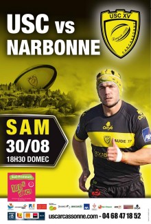 Affiche USC - Narbonne