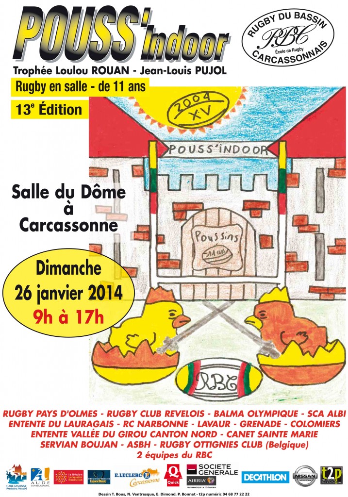 Affiche Pouss Indoor 2014