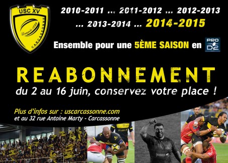 reabonnement 2014 2015