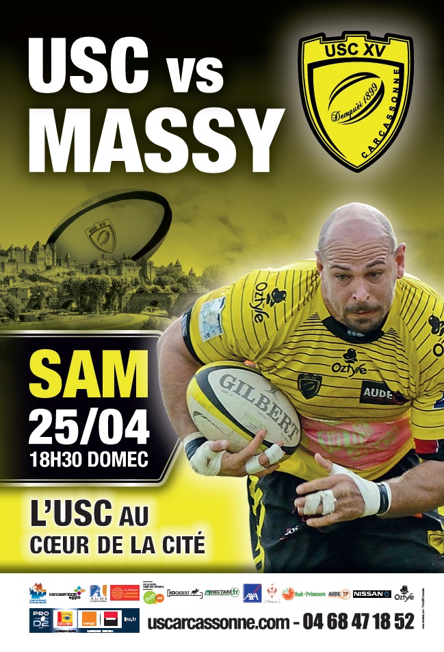 Affiche USC Massy 2015