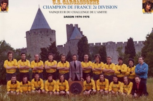USC Champion de France deuxième division 1975