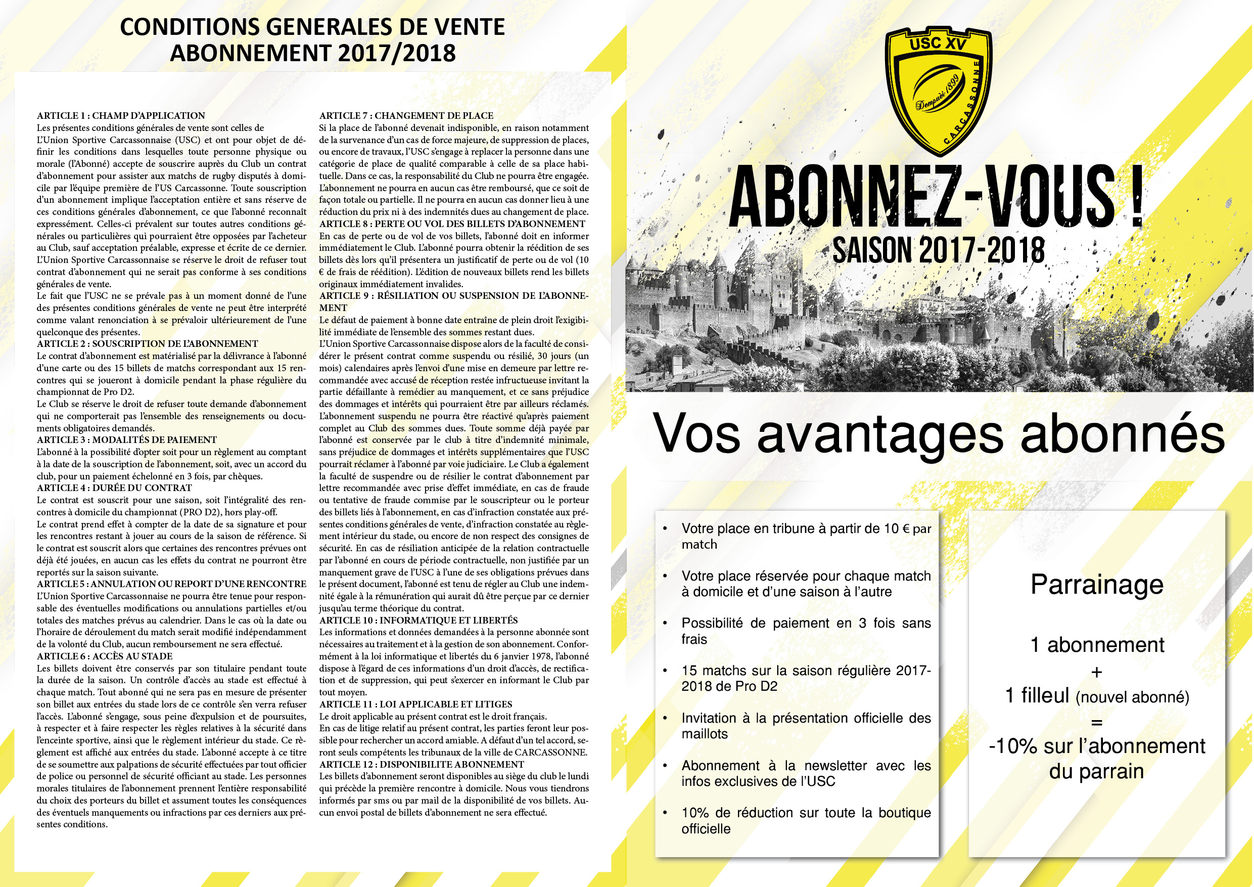 dossier abonnements 17-18