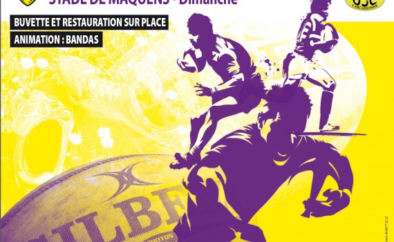 USC Ecole Rugby - Affiche A3 Challenge Remparts 2019 v2