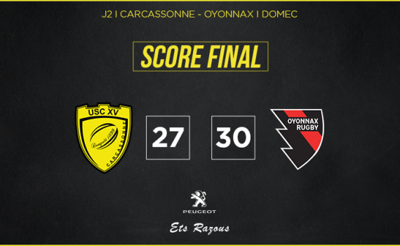 Score final oyonnax