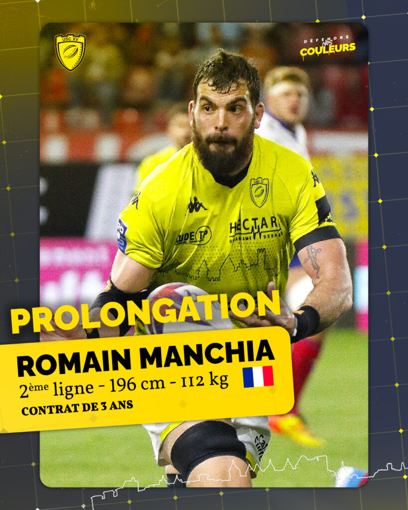 Romain Manchia prolonge à Carcassonne !