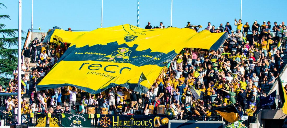 Supporters US Carcassonne. Credit @qapture_photo