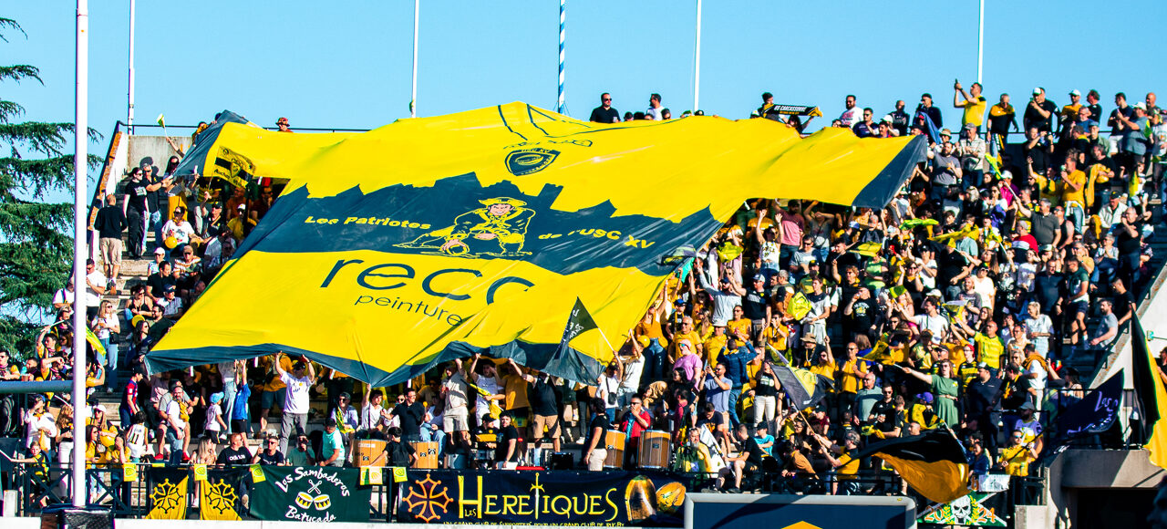 Supporters US Carcassonne. Credit @qapture_photo