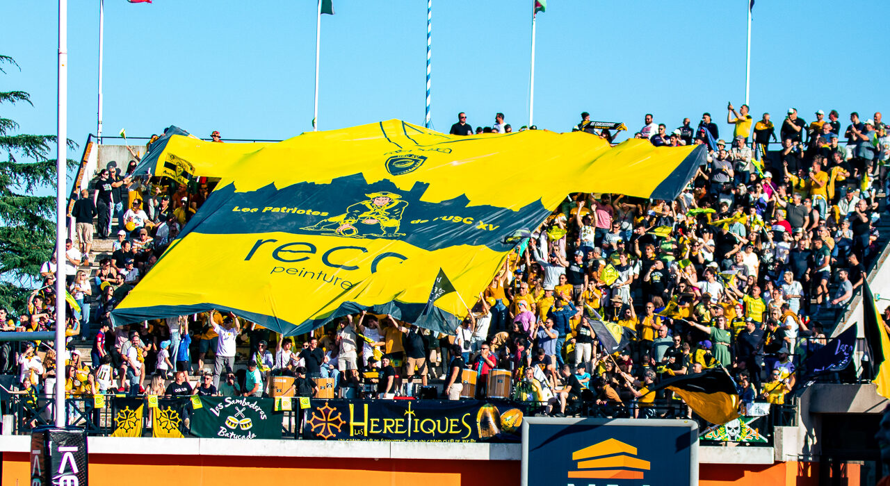 Supporters US Carcassonne. Credit @qapture_photo