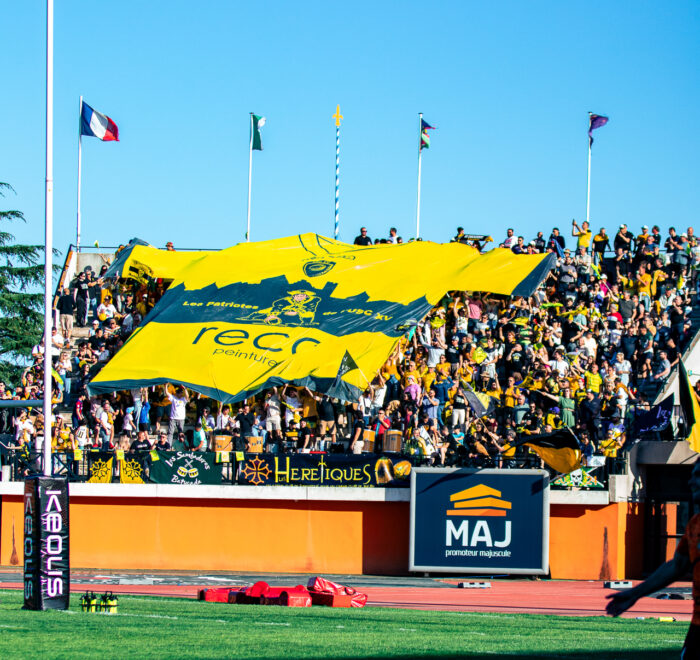 Supporters US Carcassonne. Credit @qapture_photo