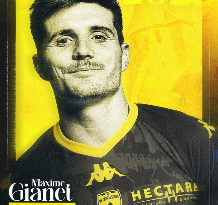 Maxime Gianet prolonge à Carcassonne - Crédit : Arsène Berron