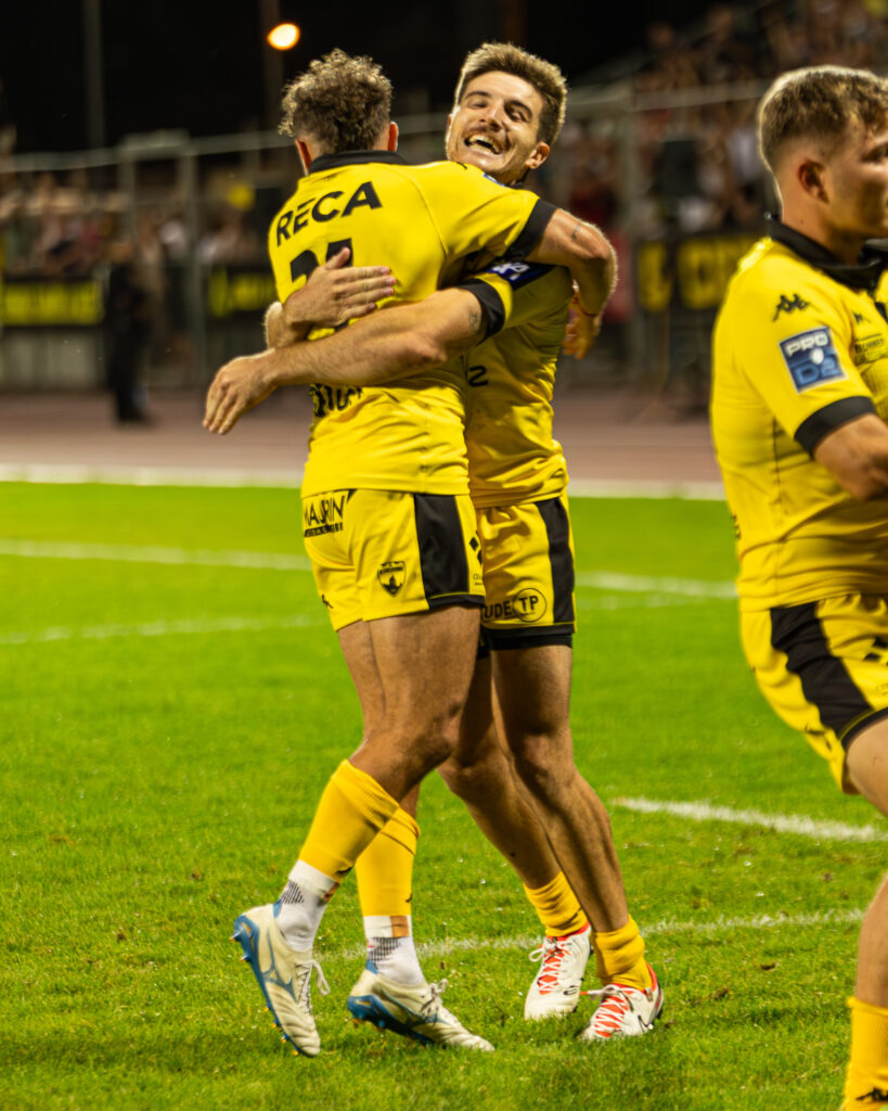 Maxime Gianet - Carcassonne - Oyonnax - Crédit : Quiteri Lesellier