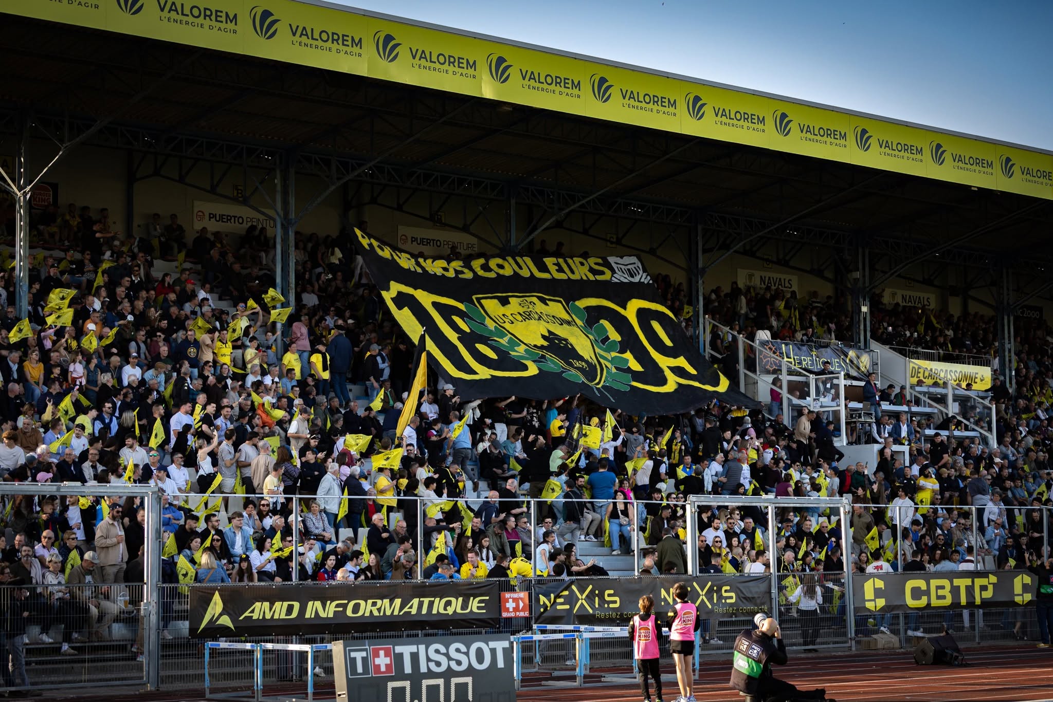 US Carcassonne CU11 Collectif Ultras 11 Crédit : Arsène Berron