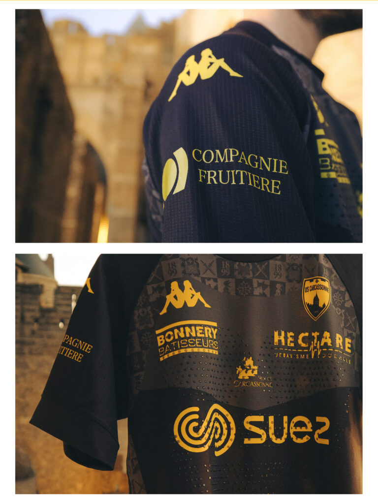 maillot US CARCASSONNE 2026 2027 - Compagnie Fruitiere Bonnery Bâtisseurs Hectare 